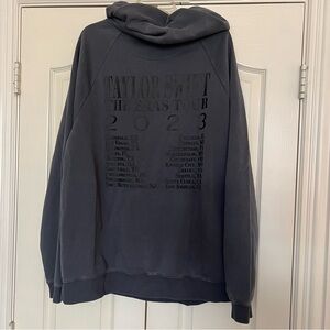 Taylor Swift Eras Tour Blue Hoodie Size XL